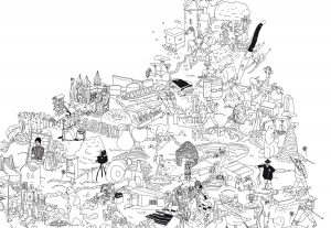 carte aveyron benoit blein dessin