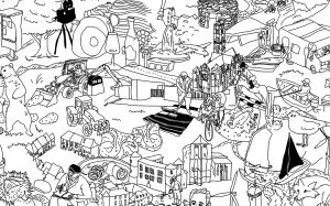 carte aveyron benoit blein dessin